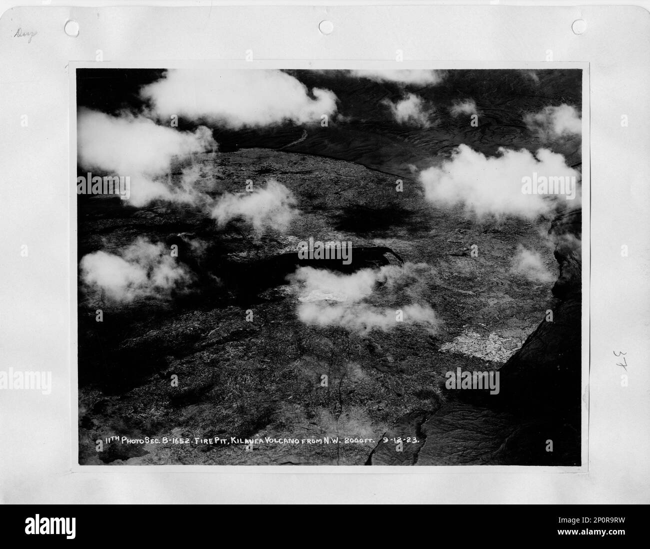 Hawaii Kilauea Volcano, Aerial Photograph Stock Photo Alamy