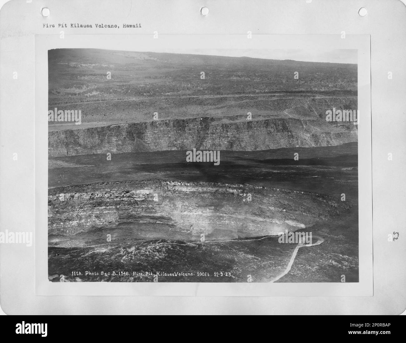 Hawaii Kilauea Volcano, Aerial Photograph Stock Photo Alamy