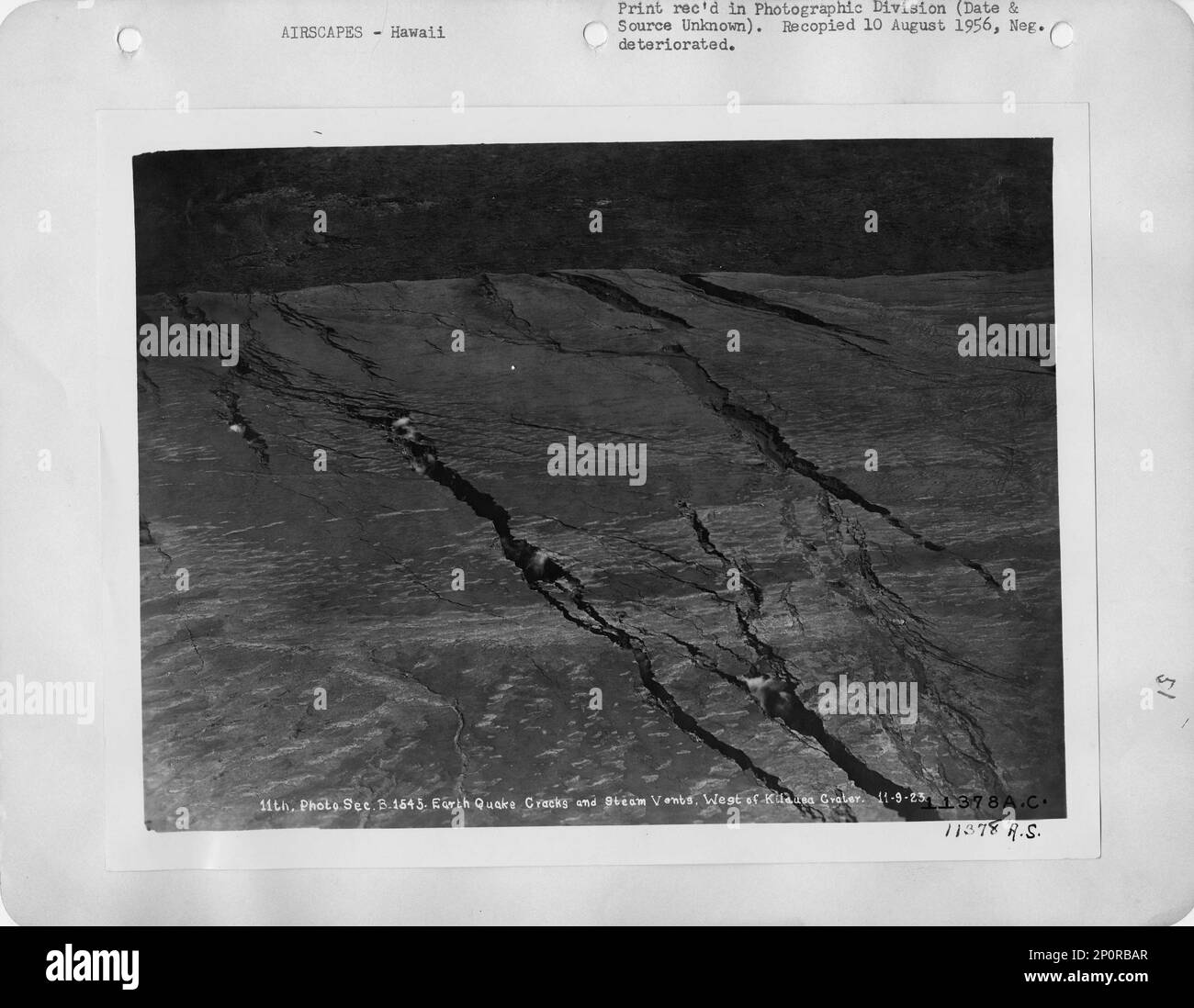 Hawaii Kilauea Volcano, Aerial Photograph Stock Photo Alamy