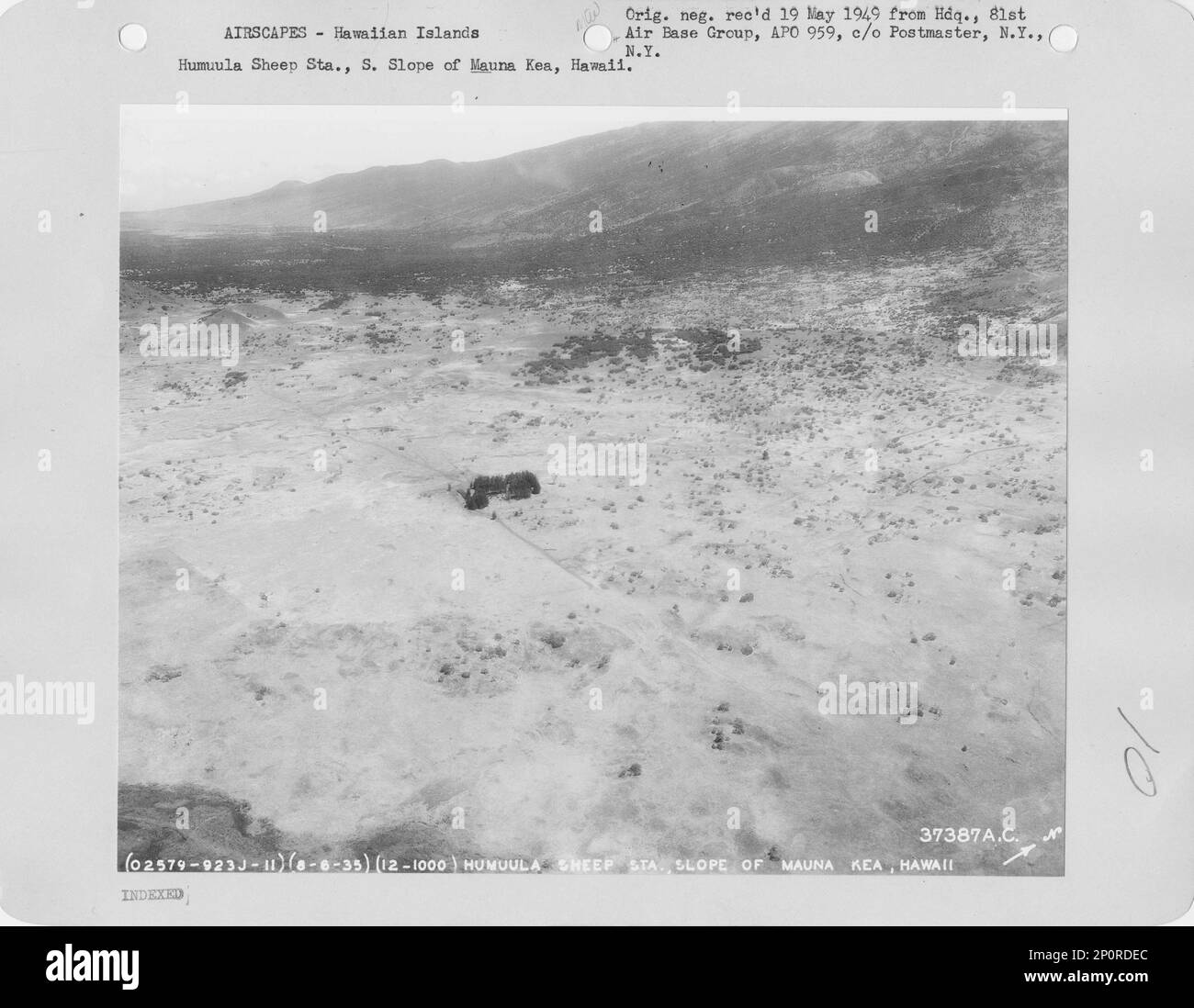 Hawaii Mauna Kea and Mauna Loa, Aerial Photograph Stock Photo Alamy