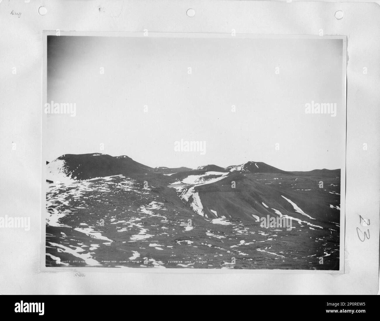 Hawaii Mauna Kea and Mauna Loa, Aerial Photograph Stock Photo Alamy