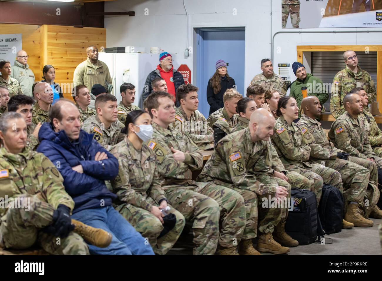 U.S. Army National Guard Soldiers from eleven different states gathered
