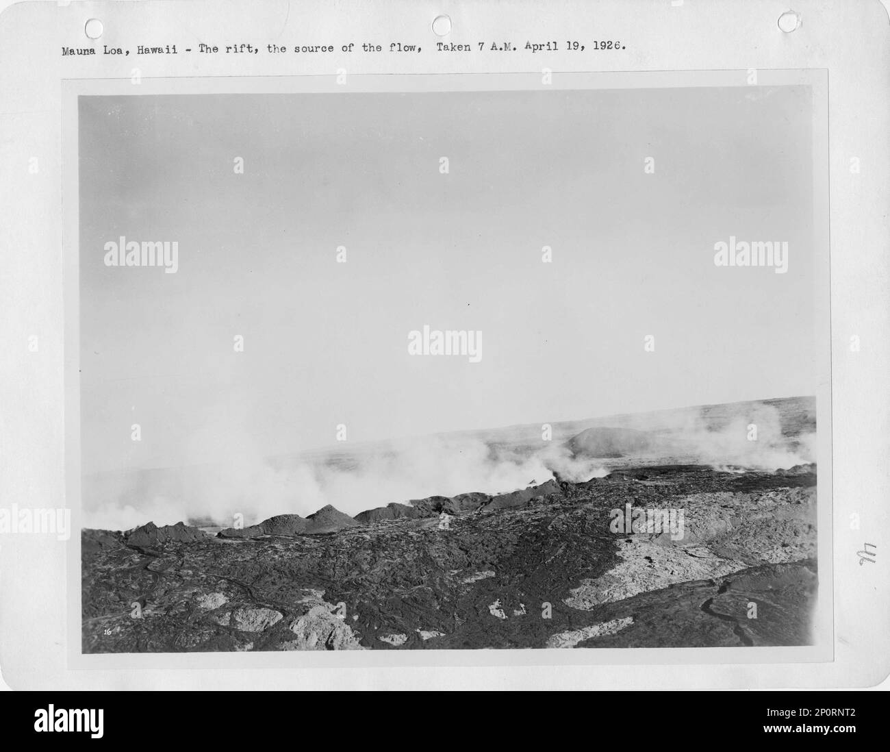 Hawaii Mauna Loa, Aerial Photograph Stock Photo Alamy