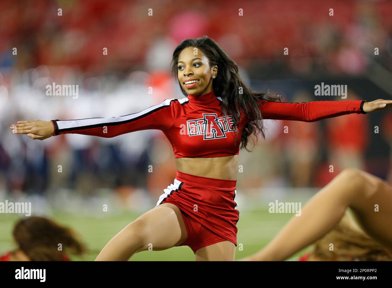 October 15, 2016: ASU Red Wolves dance team during the South Alabama v ...