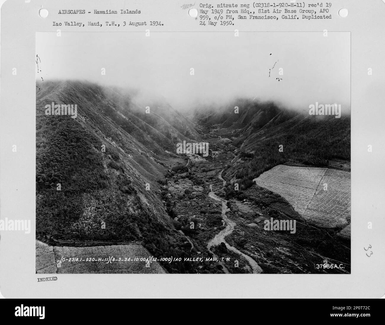Maui hawaii aerial Black and White Stock Photos & Images - Alamy