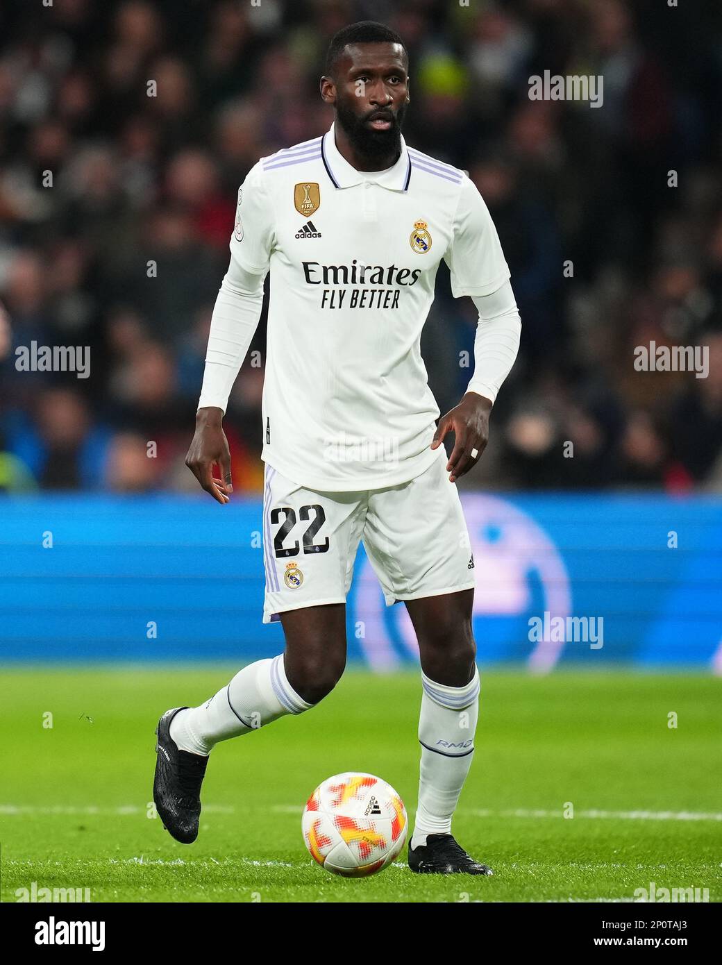 Antonio Rudiger of Real Madrid during the Copa del Rey match between