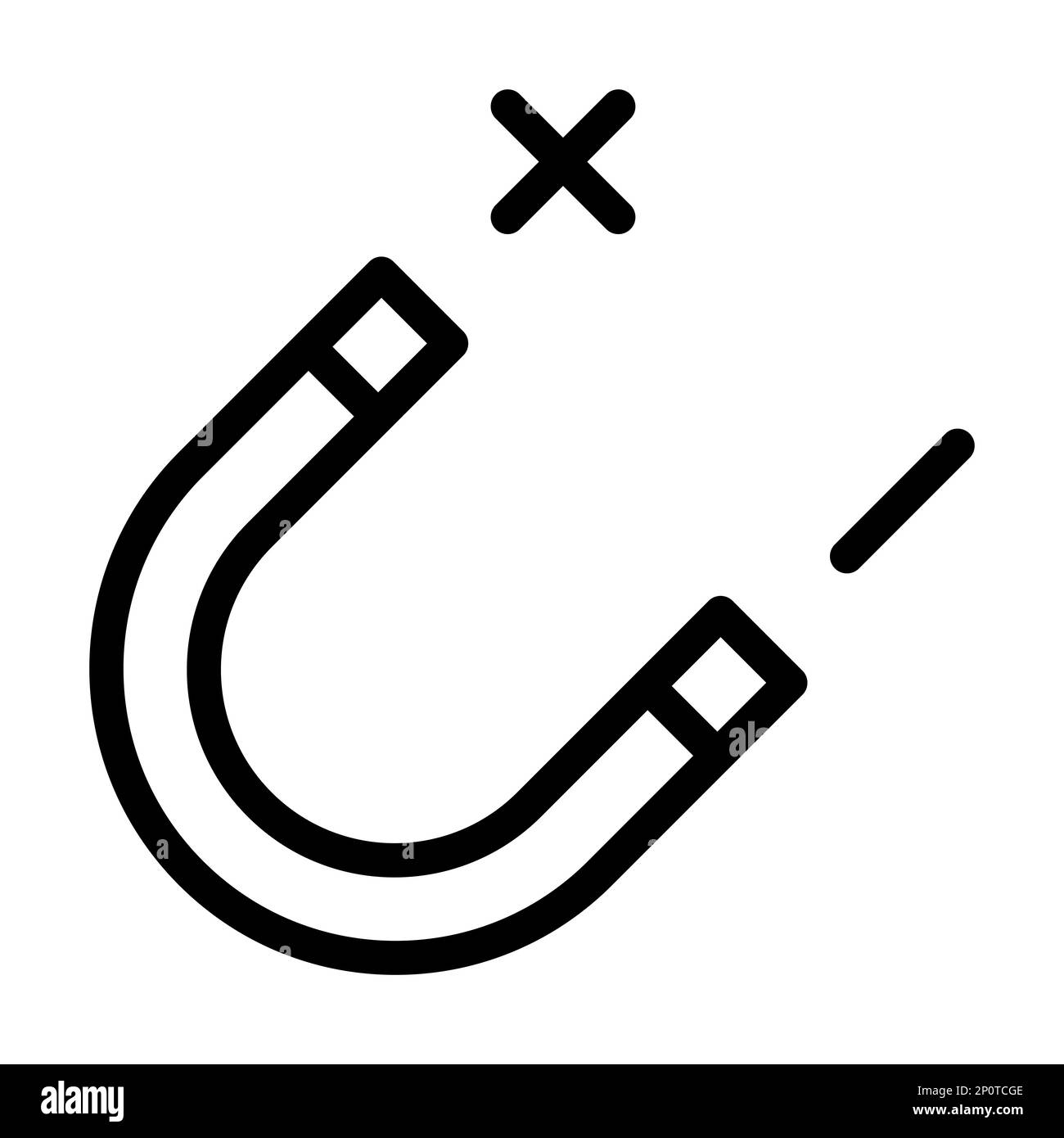 Magnet shape Black and White Stock Photos & Images - Alamy