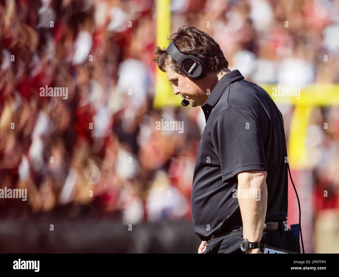 October 9, 2016: Head Coach Will Muschamp during the the NCAA football ...