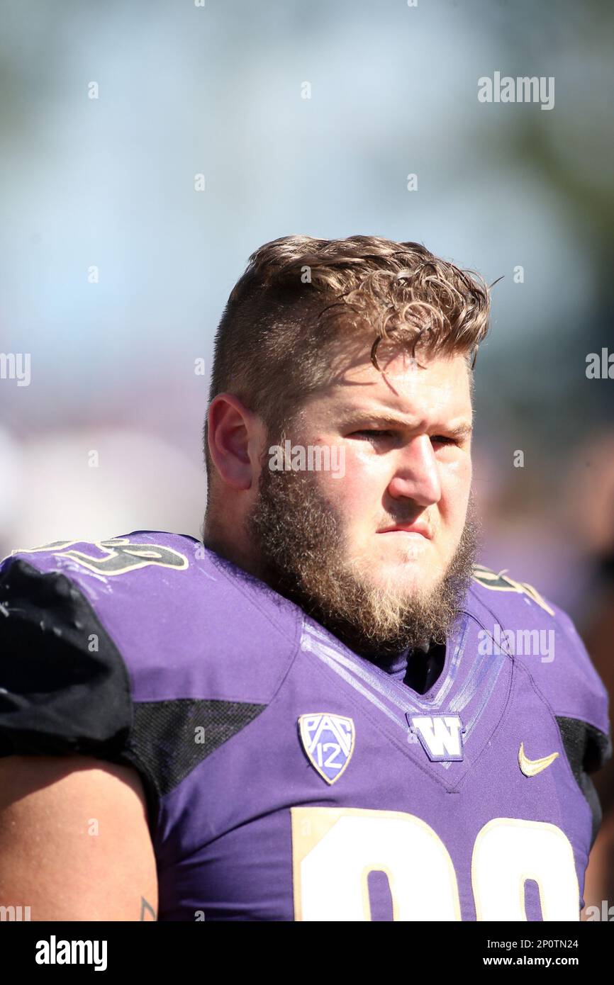 10 September 2016: Washington's Greg Gaines during the game against Idaho.  Washington defeated Idaho at Husky Stadium in Seattle, WA. (Photo by Jesse  Beals/Icon Sportswire) (Icon Sportswire via AP Images Stock Photo 