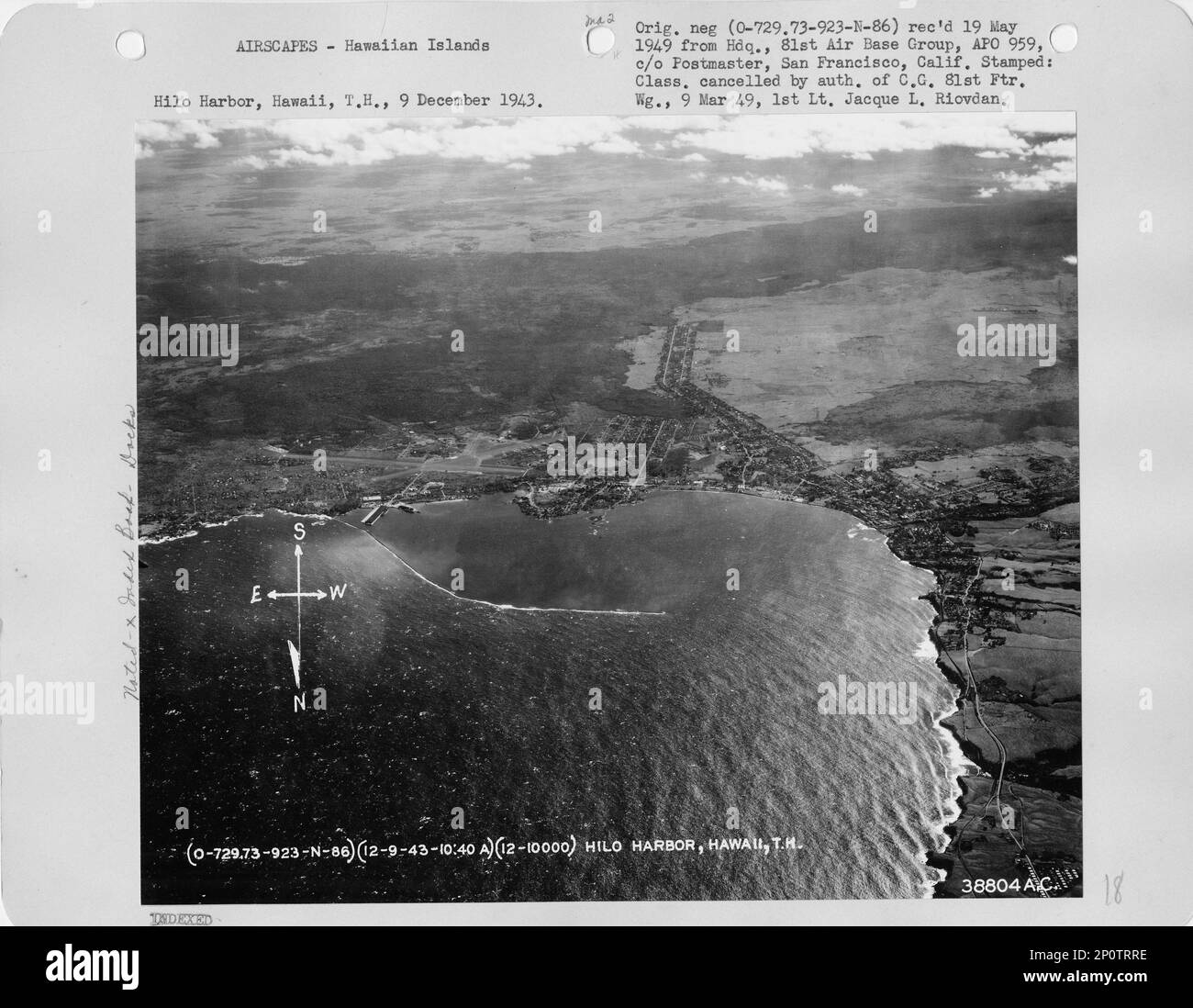 Hilo hawaii aerial Black and White Stock Photos & Images Alamy