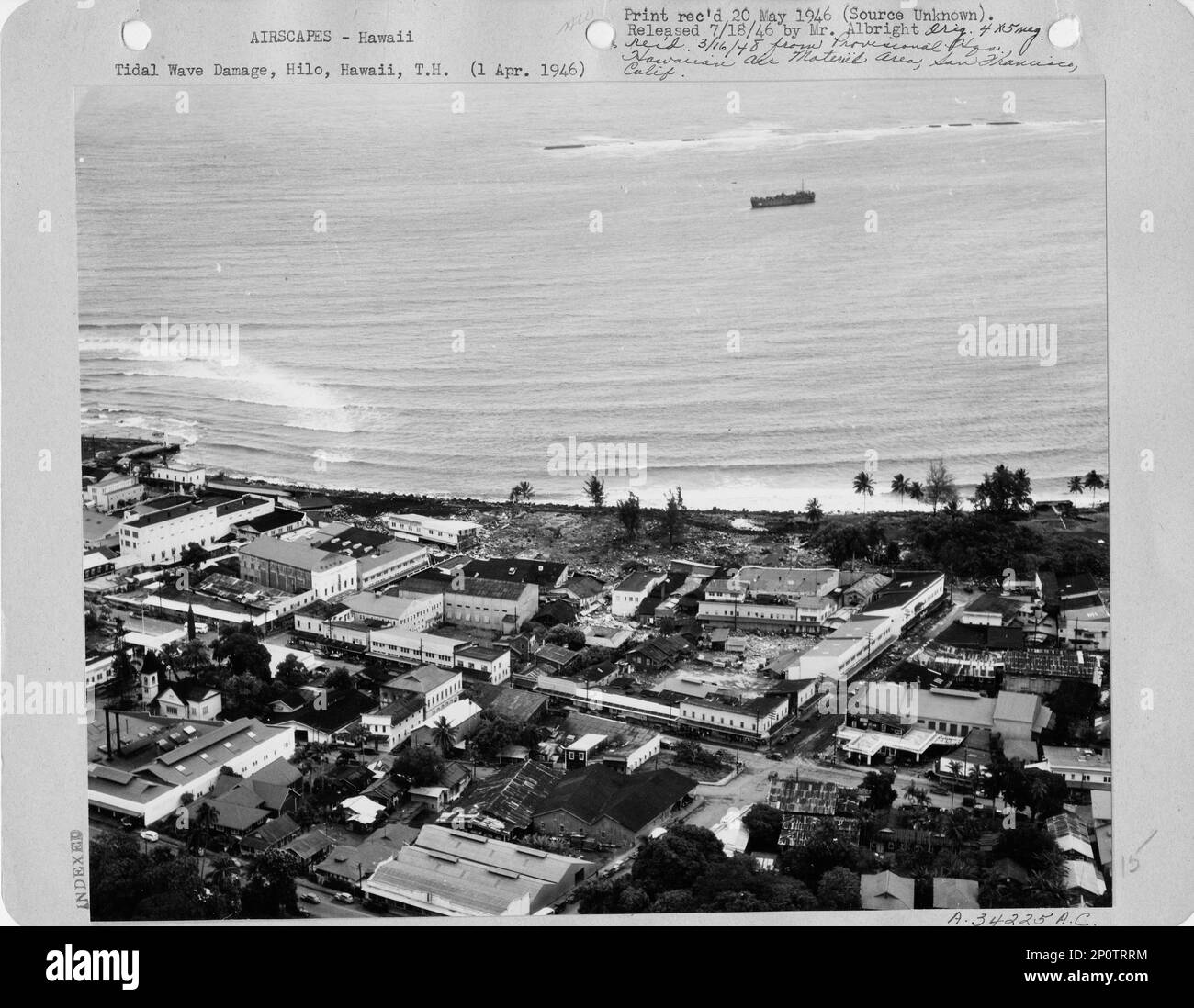Hilo hawaii aerial Black and White Stock Photos & Images Alamy