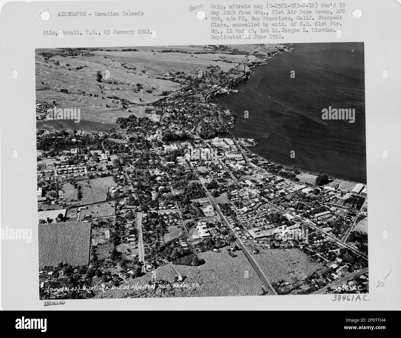 Hilo hawaii aerial Black and White Stock Photos & Images Alamy
