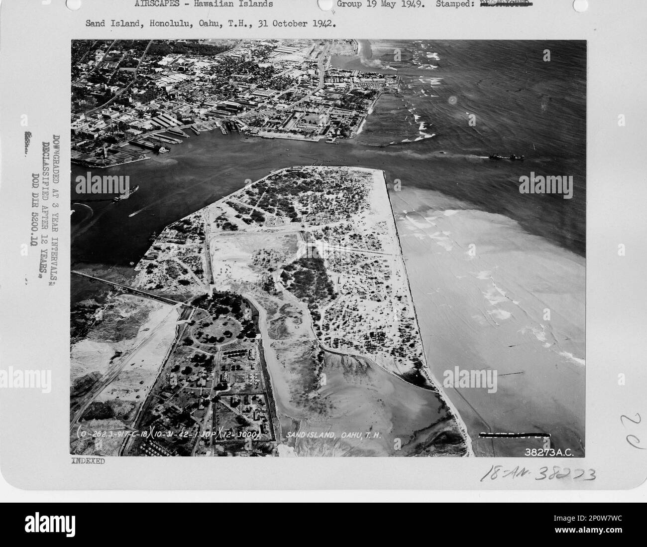 Hawaii Oahu Island, Aerial Photograph Stock Photo Alamy
