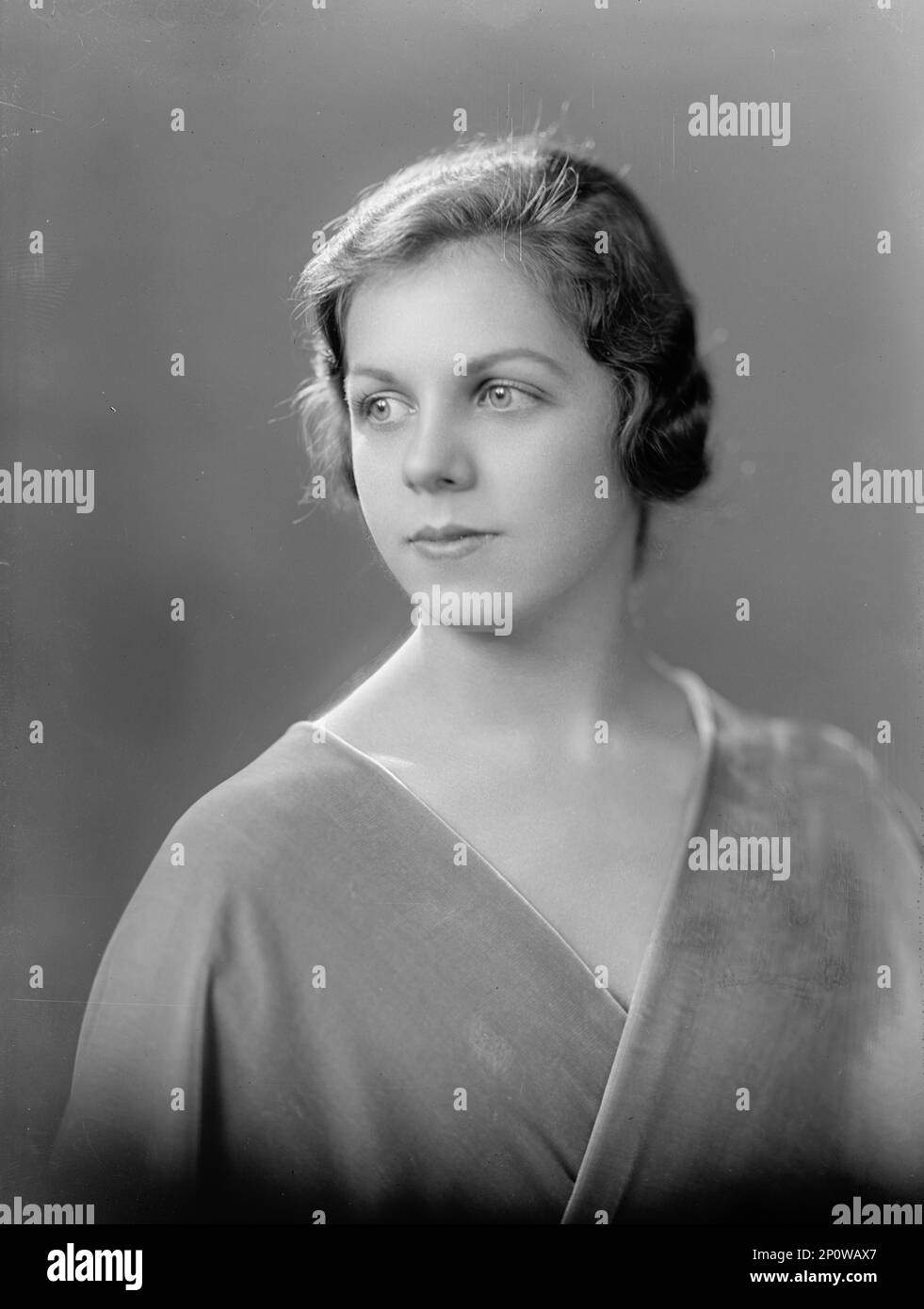 Annie Campbell - Portrait, 1933. Stock Photo