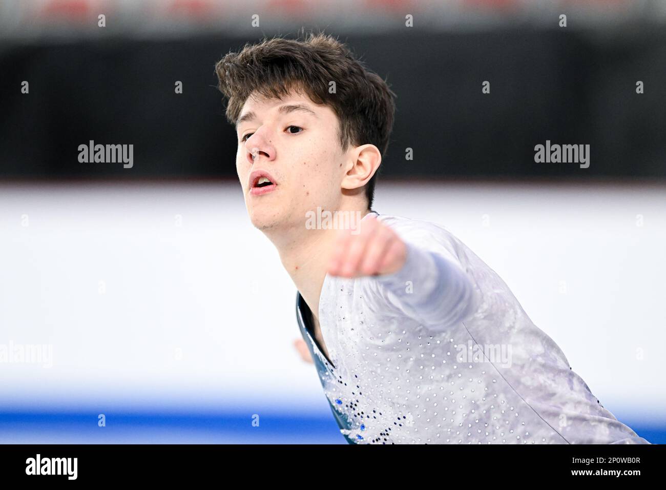 Calgary, Canada. 02/03/2023, Adam HAGARA (SVK), during Junior Men Short