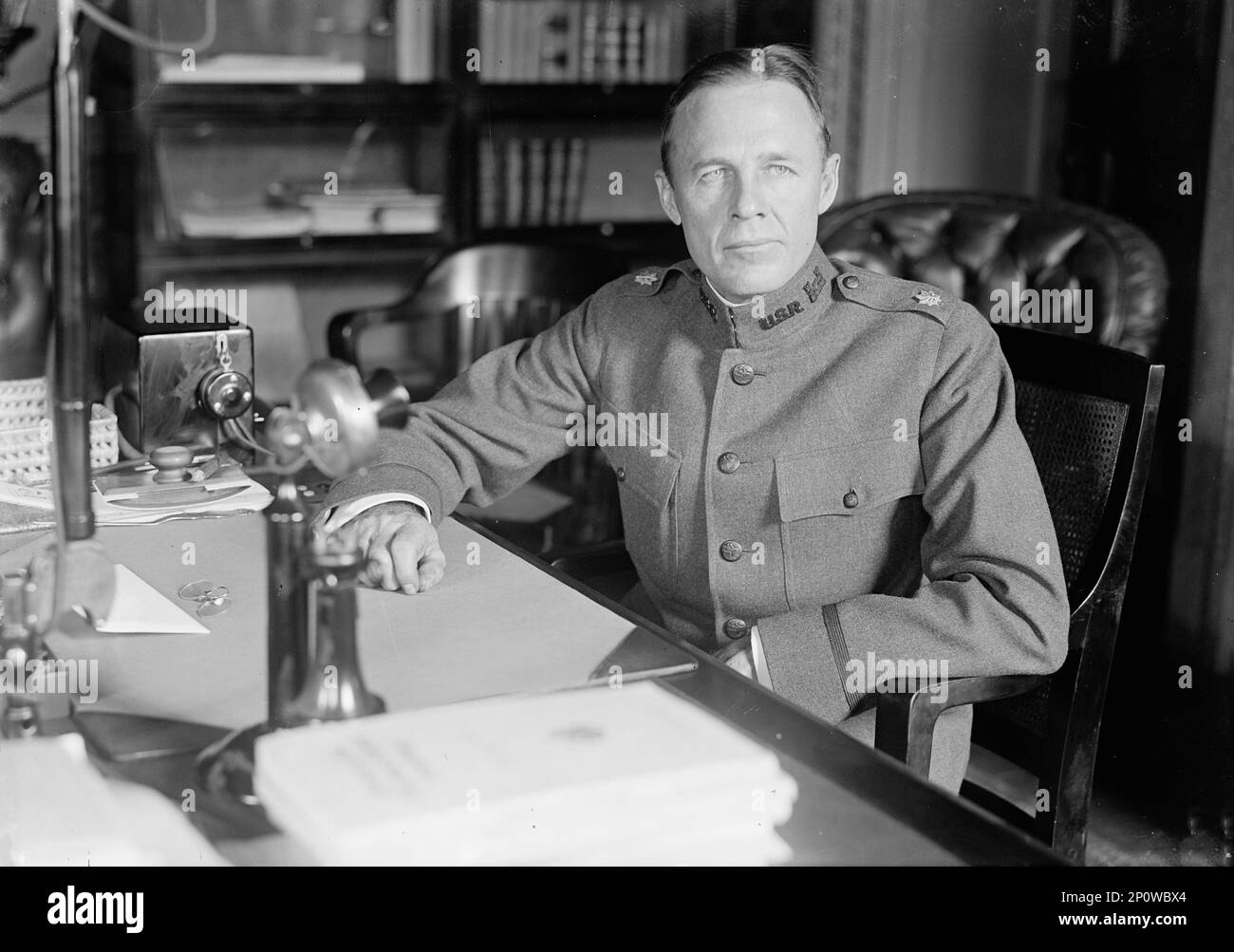 Major Benedict Crowell, U.S.A., Assistant Secretary of War, at Desk