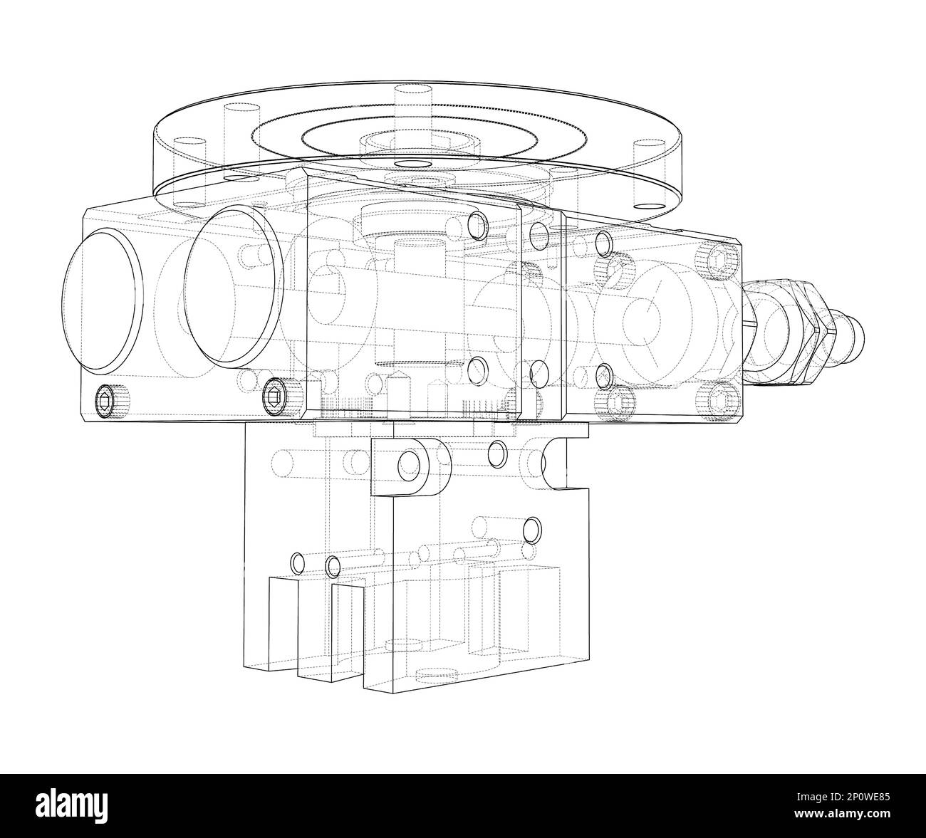 Abstract industry object concept Stock Photo - Alamy