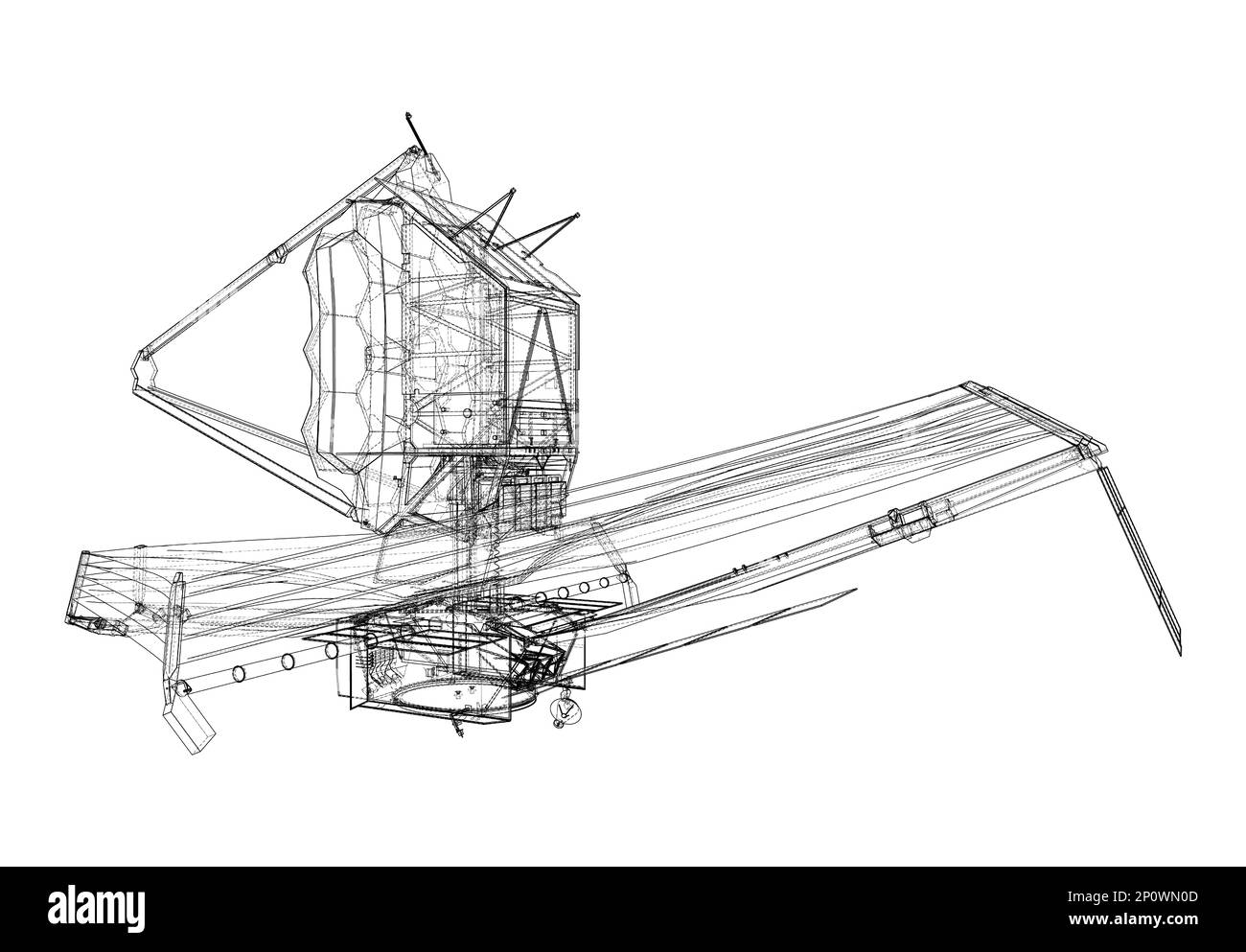 James Webb Space Telescope Stock Photo