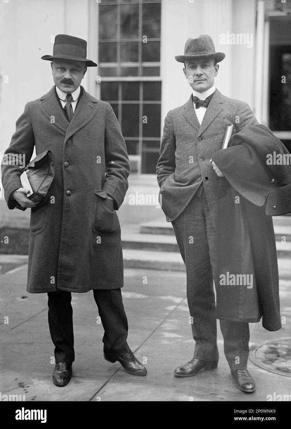 Dr. Frederick F. Friedman, L., with Dr. Hundt, His Secretary, 1913