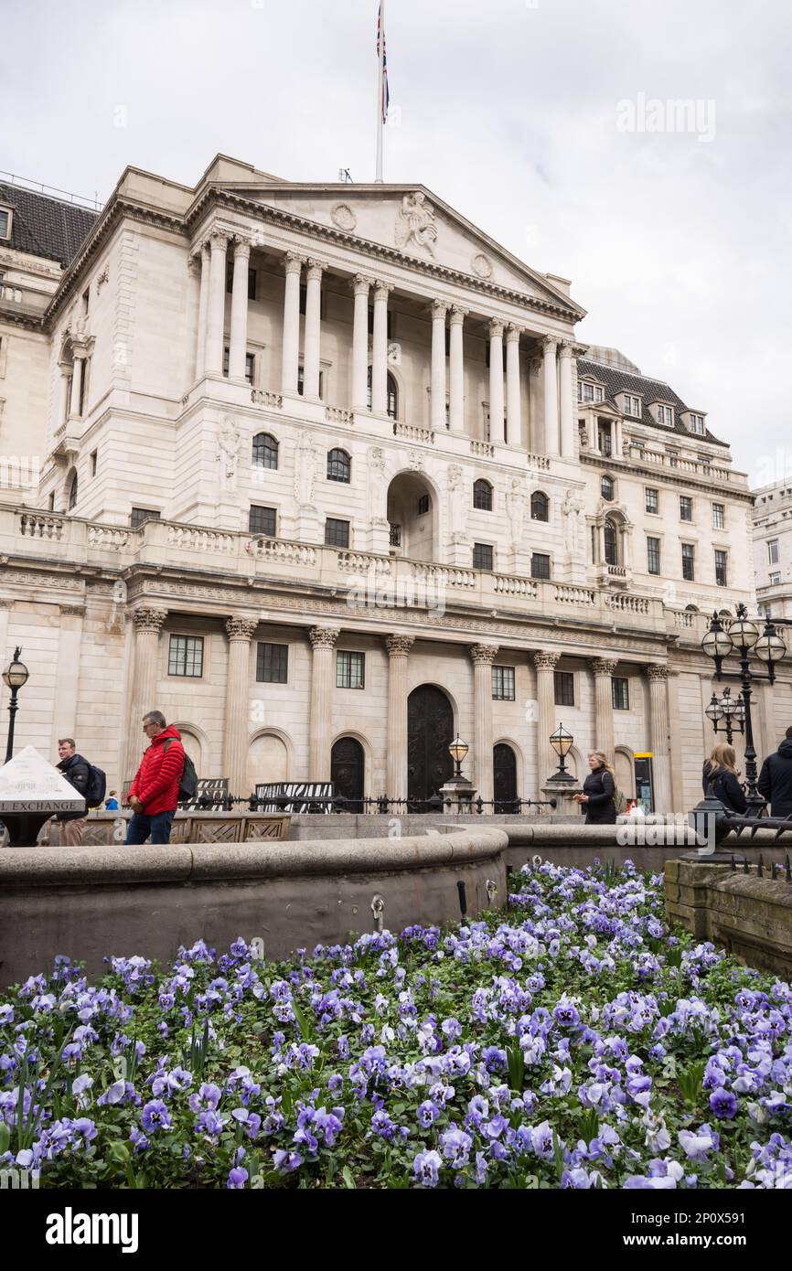 The Bank of England, aka The Old Lady of Threadneedle Street, London