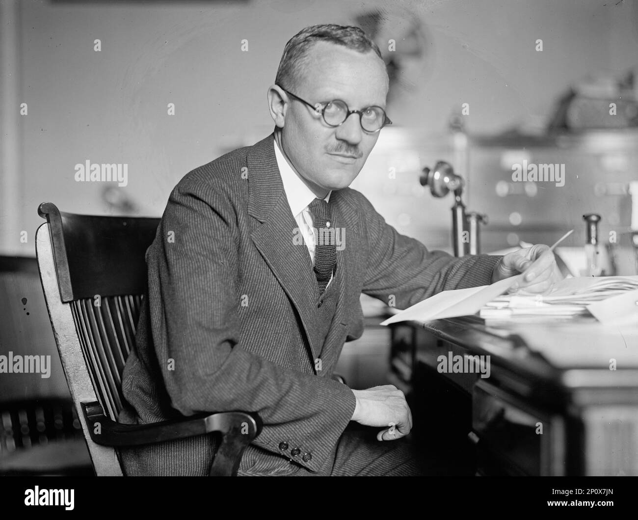 Frederick Paul Keppel, 1917. Asst. To Secretary of War 1917-1918; 3rd Asst. Sec. of War 1918-1919. American educator and executive; dean of Columbia College. Stock Photo