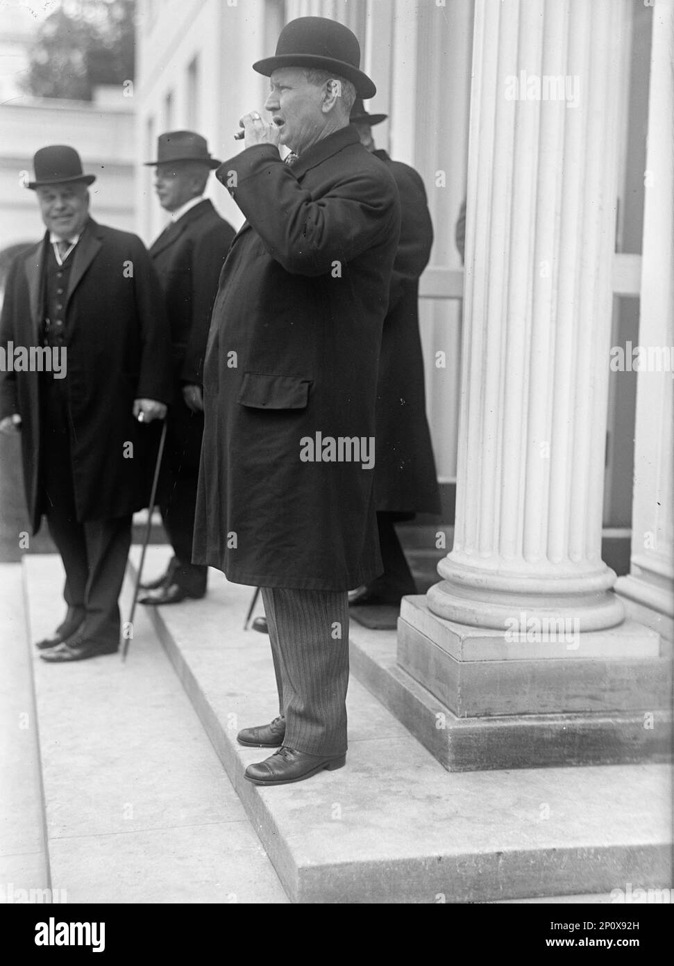 Franklin Knight Lane, left, 1913. Commissioner of the Interstate Commerce Commission 1905-1913, Secretary of the Interior 1913-1920. Stock Photo