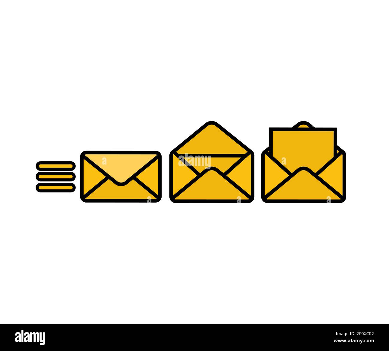 Outbox outline icon Cut Out Stock Images & Pictures - Alamy
