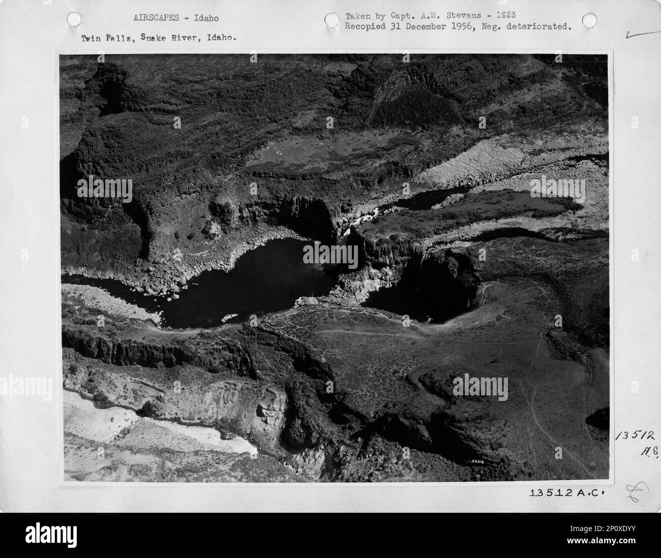 Aerial view of twin falls hires stock photography and images Alamy