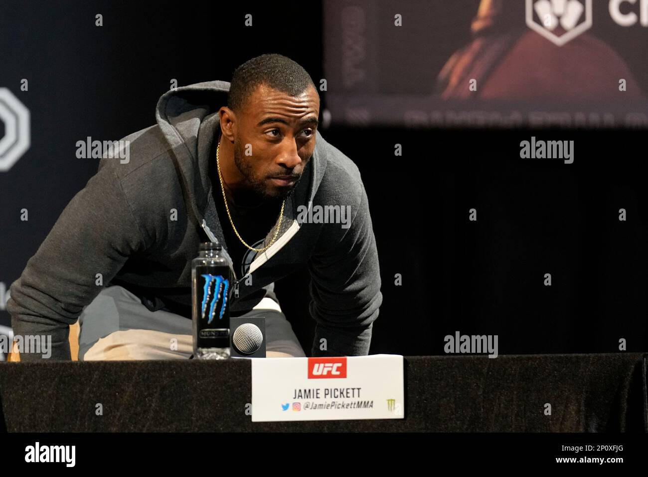 LAS VEGAS, NV March 2 Jamie Pickett meets with the press and the