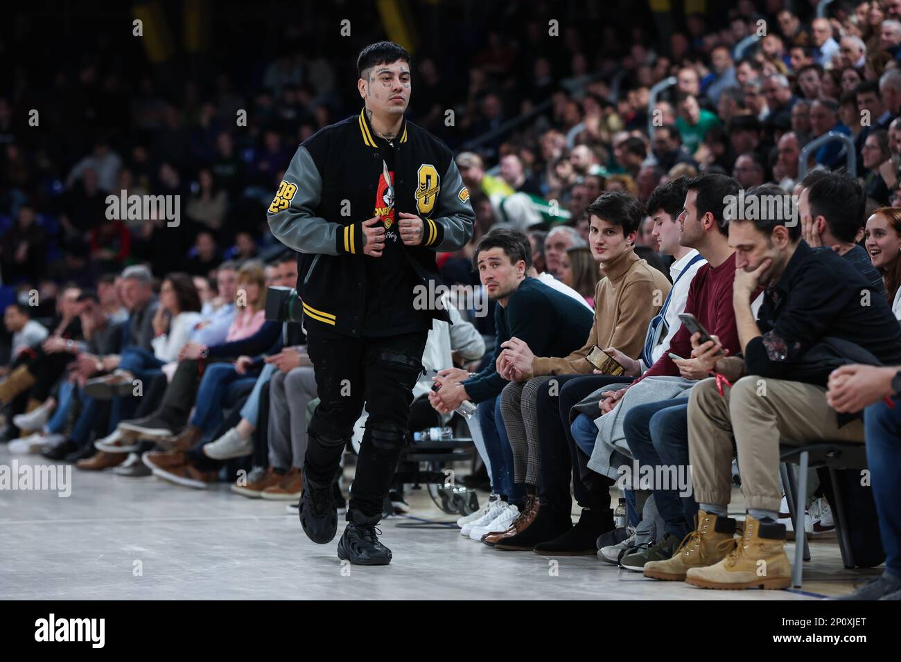 Barcelona, Spain. March 02, 2023, singer Duki during the 2022-23