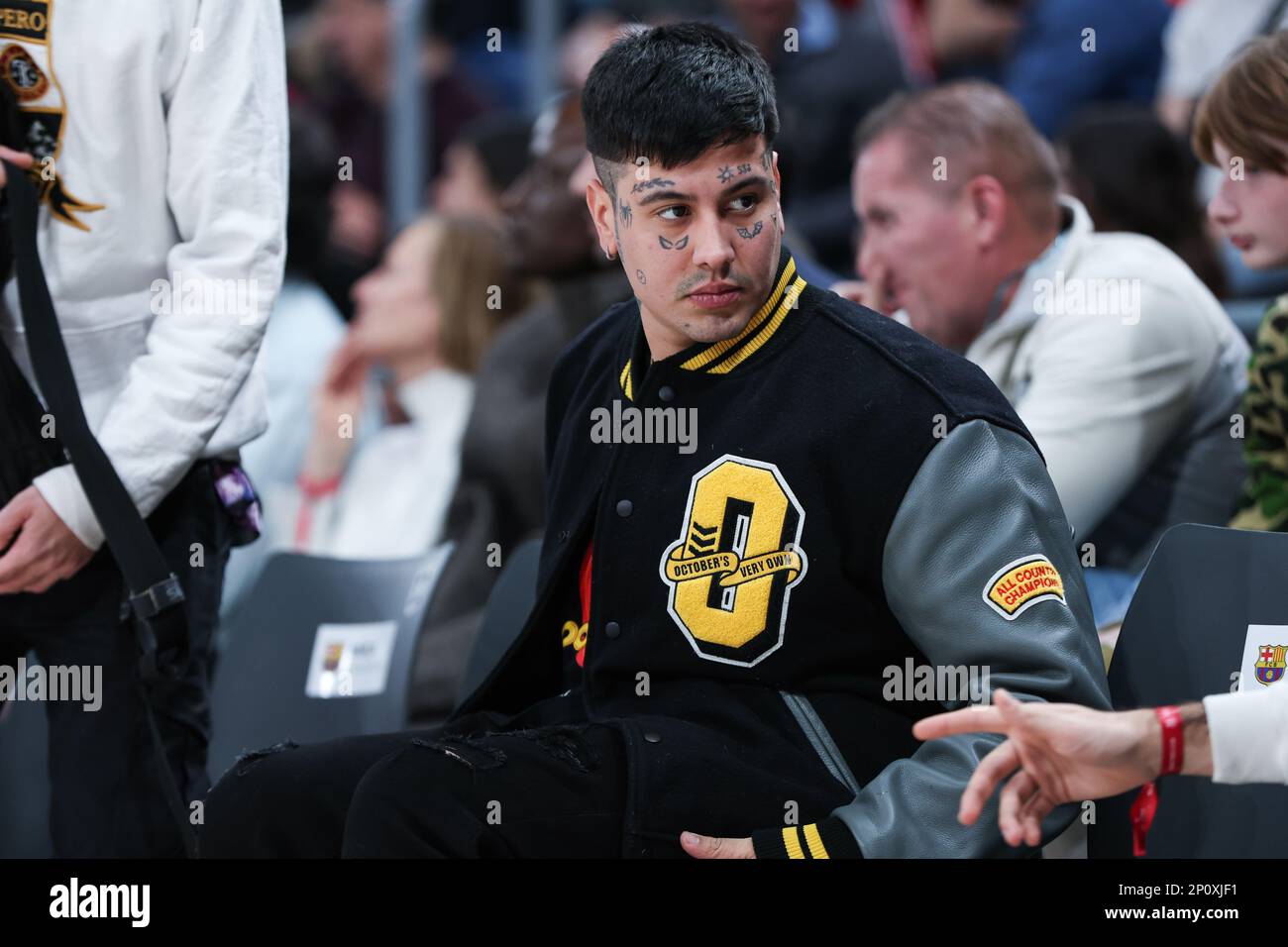 Barcelona, Spain. March 02, 2023, singer Duki during the 2022-23