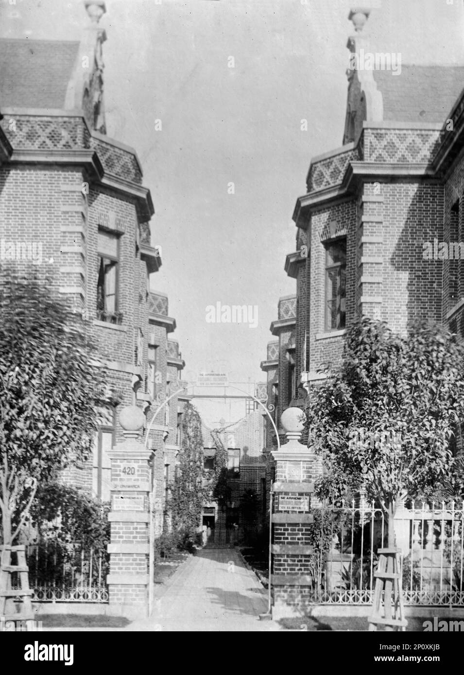 American Colony, Mexico City, Mexico, 1913. Stock Photo