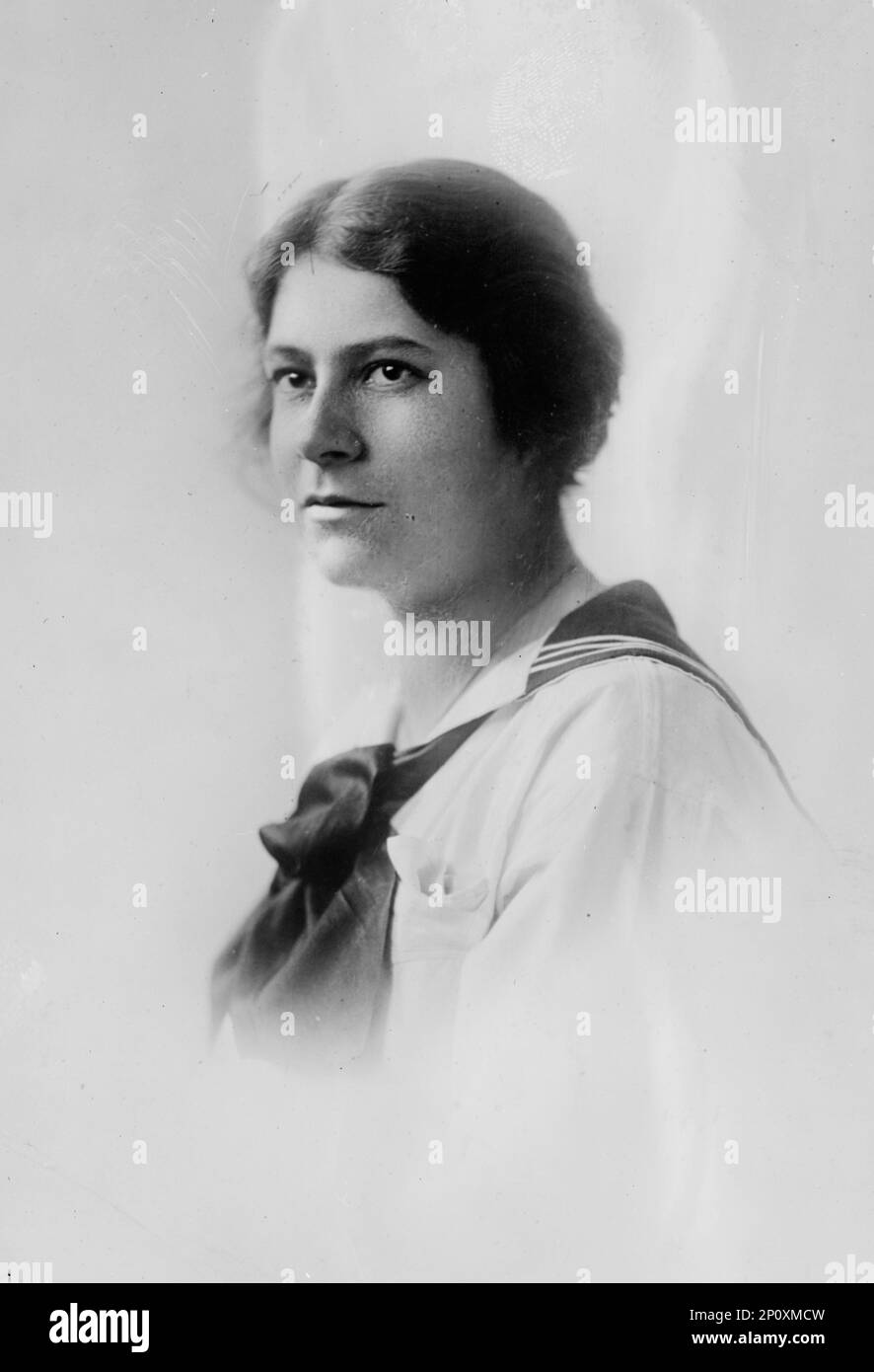 Miss Natalie Gray, of Colorado Springs, Colo., 1917. Stock Photo