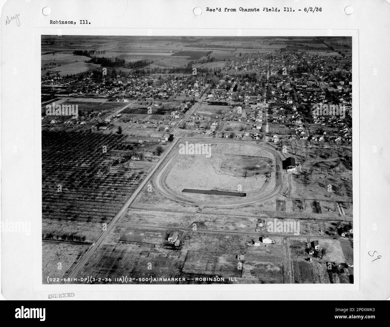 Illinois Red Bud through Rockford, Aerial Photograph Stock Photo Alamy