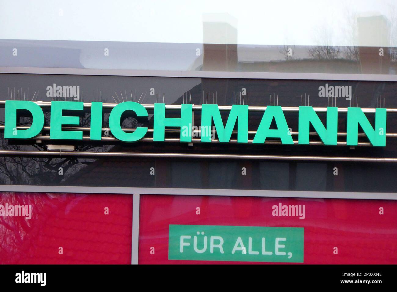 Deichmann / Handelskette/ Schuhe/ Geschaeft / Laden / Logo / Symbol Stock Photo