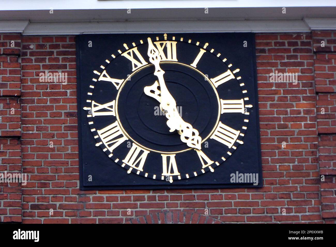 Uhr / Kirchturm / Kirchturmuhr / Turret Clock / Tower Clock Stock Photo ...