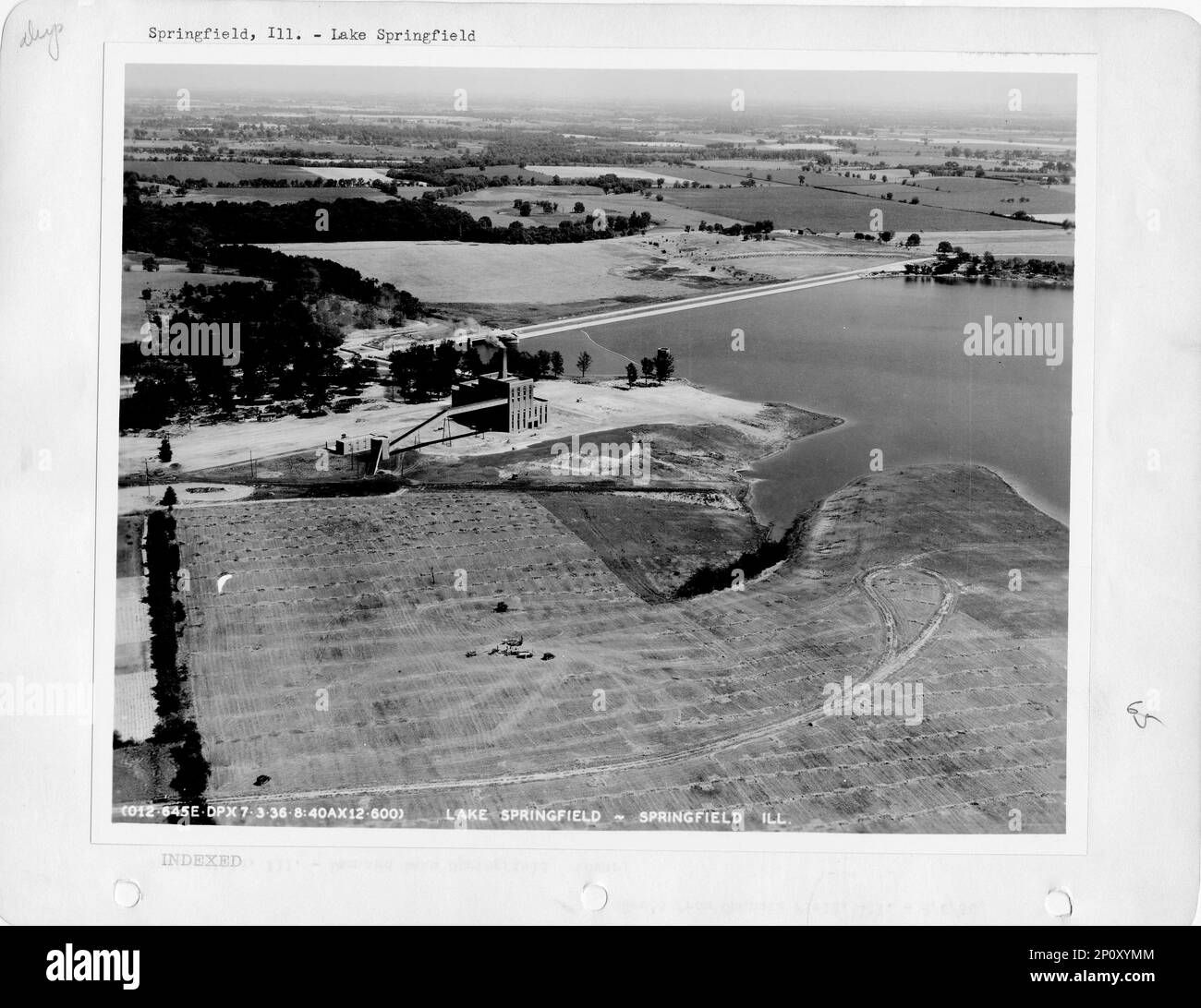 Illinois - Springfield, Aerial Photograph Stock Photo - Alamy