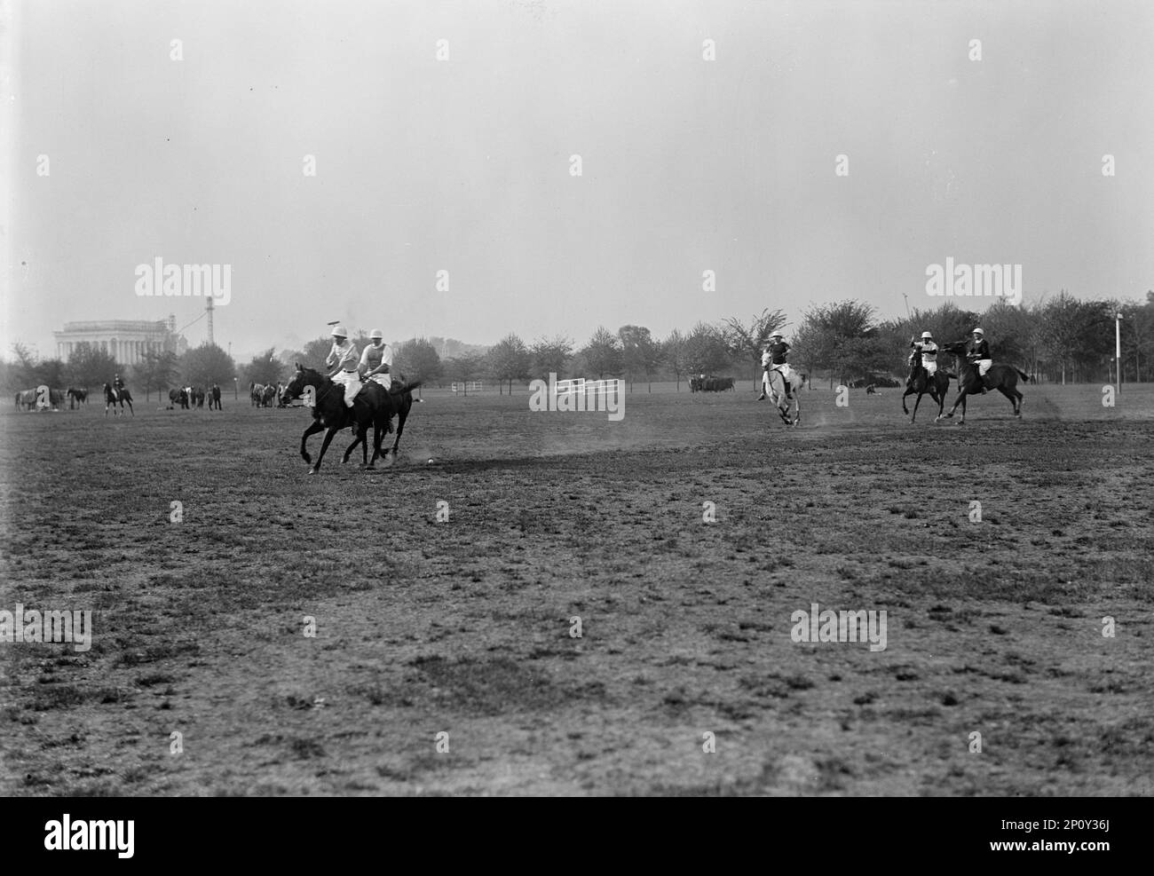 Polo, 1916. Stock Photo