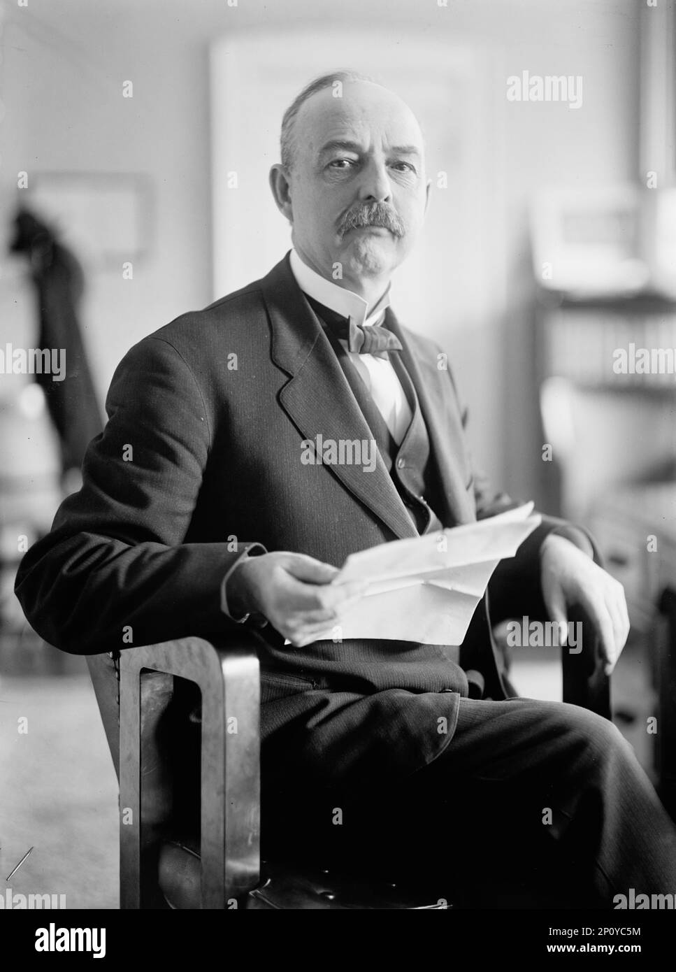 Cato Sells, Commissioner, Bureau of Indian Affairs, Interior Department, 1913. Stock Photo