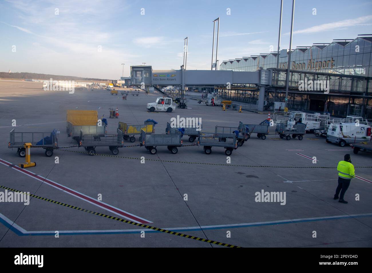 Koln/Bonn Airport. Credit: Sinai Noor / Alamy Stock Photo Stock Photo