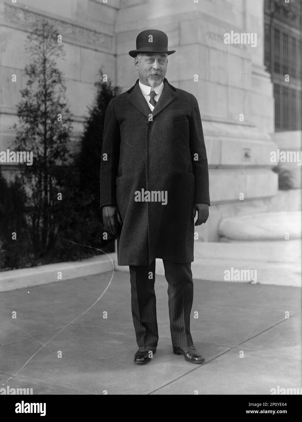 Bernard J. Shoninger of Paris, 1917. Representative of the Paris Chamber of Commerce. Stock Photo