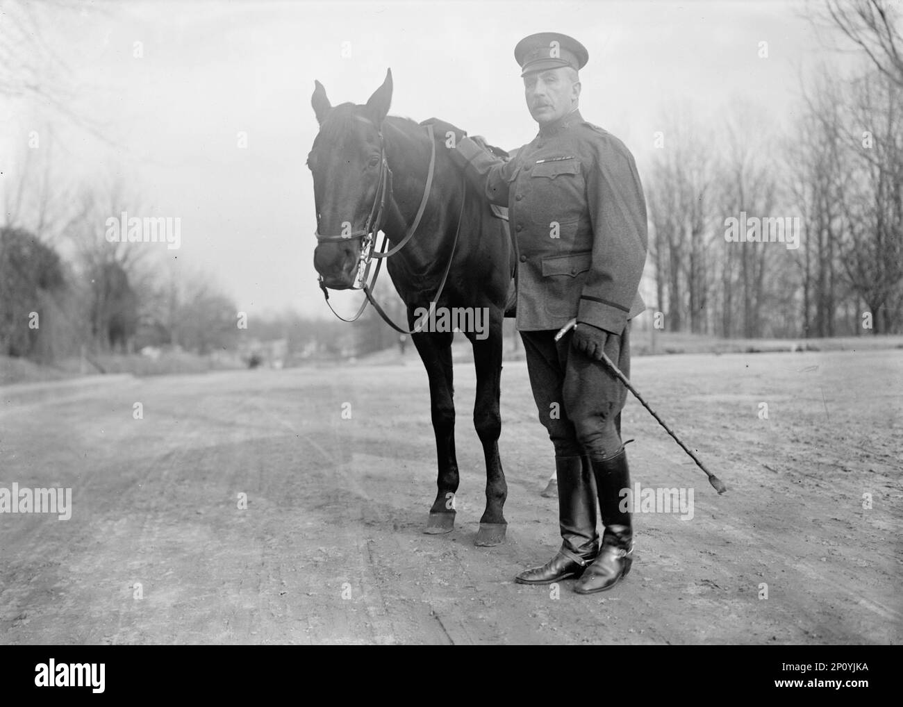 Major General Leonard Wood, U.S. Army, 1913. Stock Photo