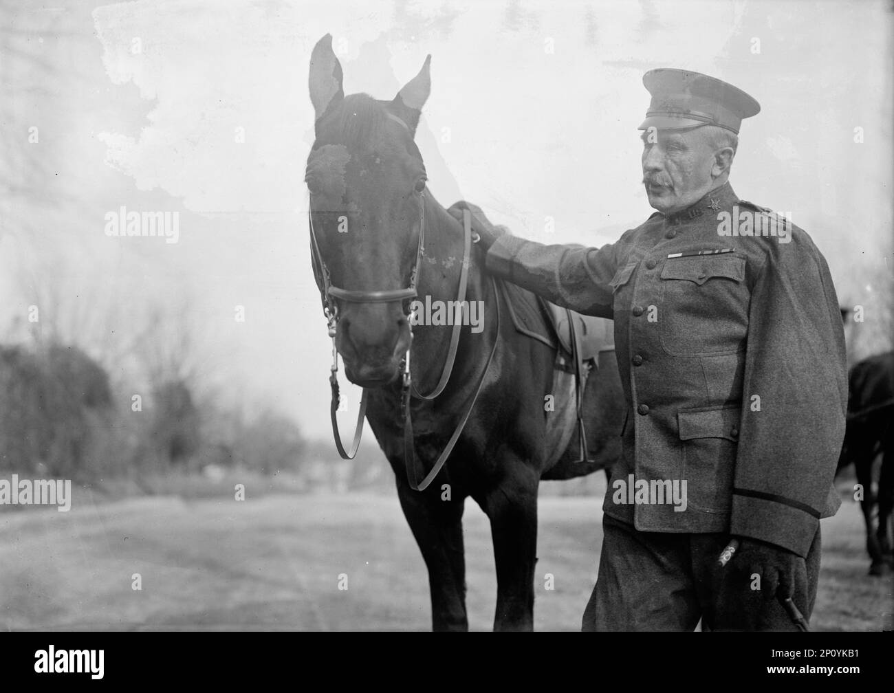 Major General Leonard Wood, U.S. Army, 1913. Stock Photo