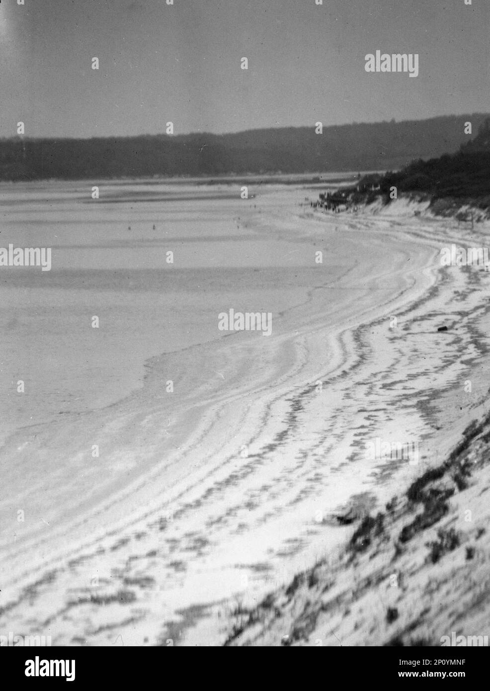 Switzer, John, Mr., beach, 1928 June. Stock Photo