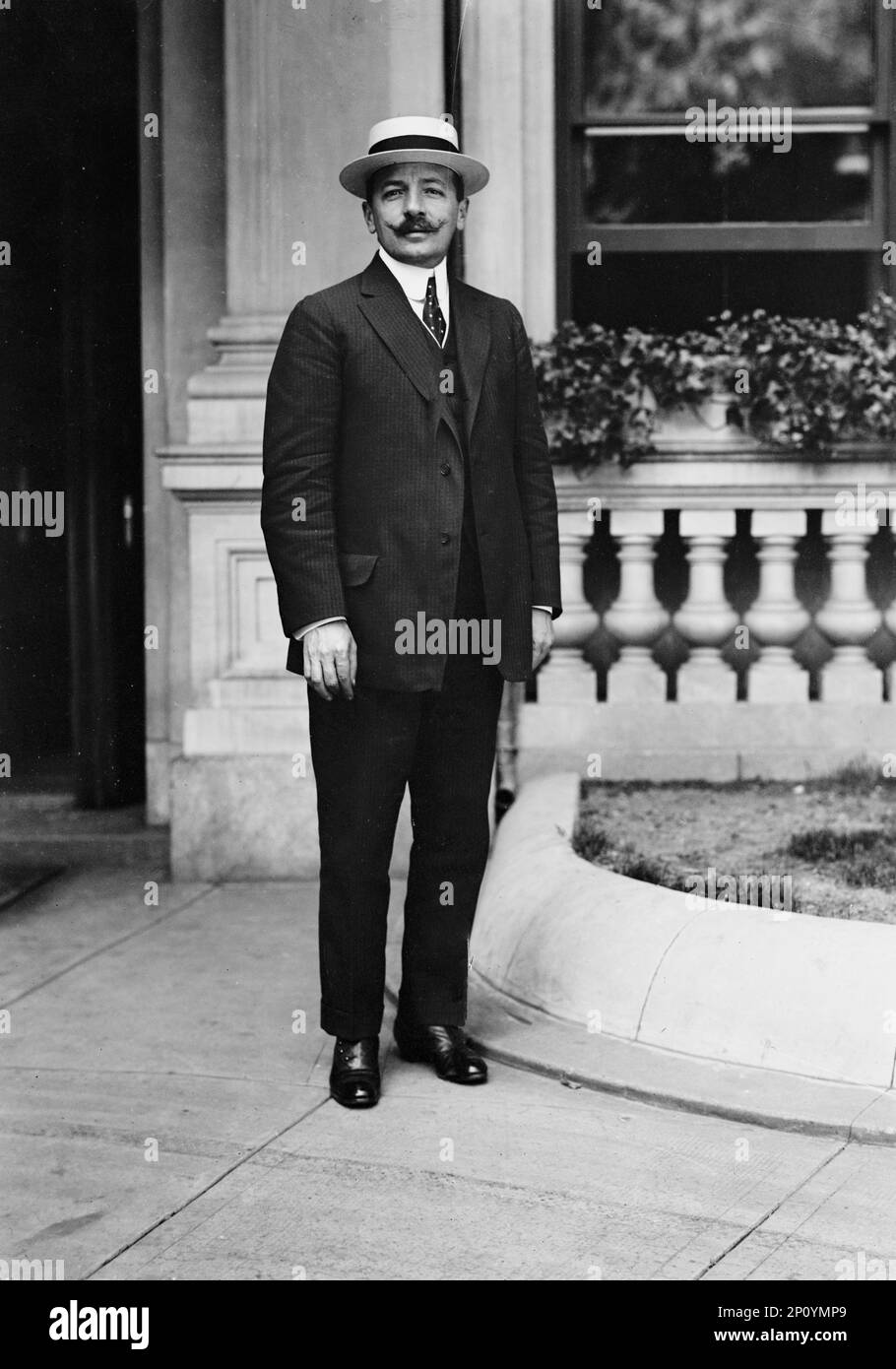 Rafael Zubiran of Mexico, 1914. Lawyer Rafael Zubar&#xe1;n Capmany acted as the Mexican Minister of the Interior and a representative for the ABC nations (Argentina, Brazil, and Chile) in 1914 during the Niagara Falls peace conference. Stock Photo