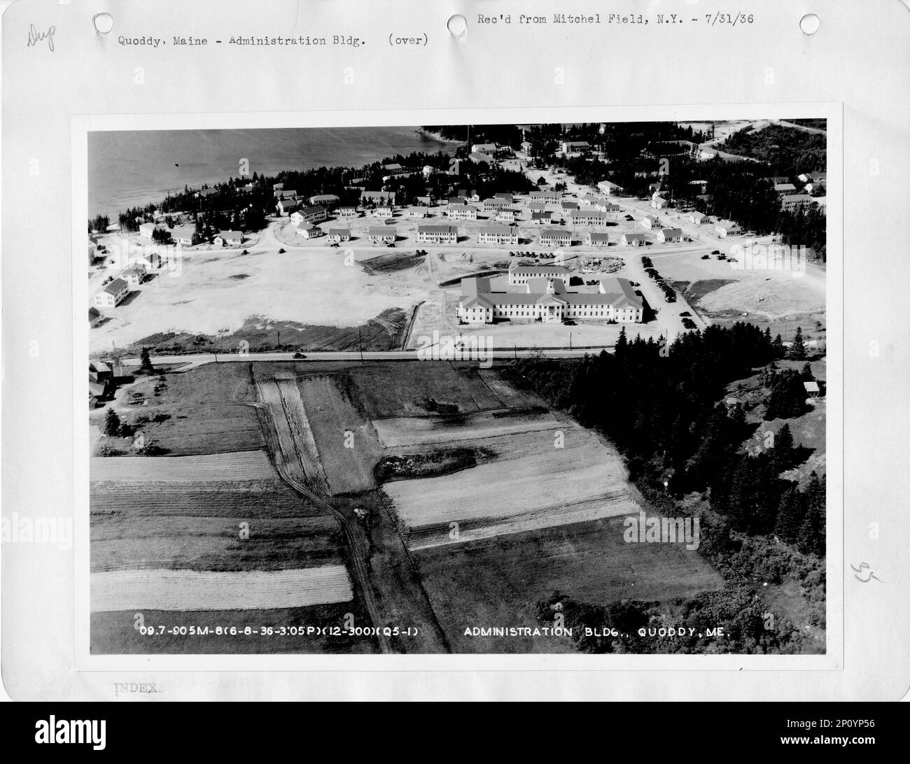 Maine Quoddy, Aerial Photograph Stock Photo Alamy