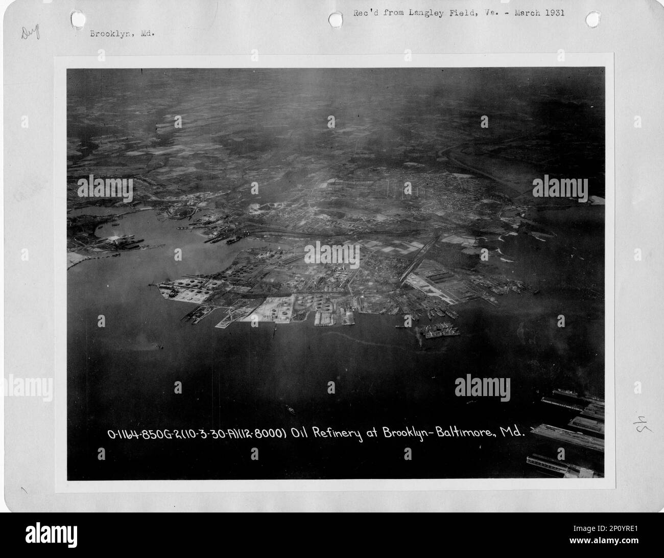 Maryland Berwyn through Brooklyn, Aerial Photograph Stock Photo Alamy