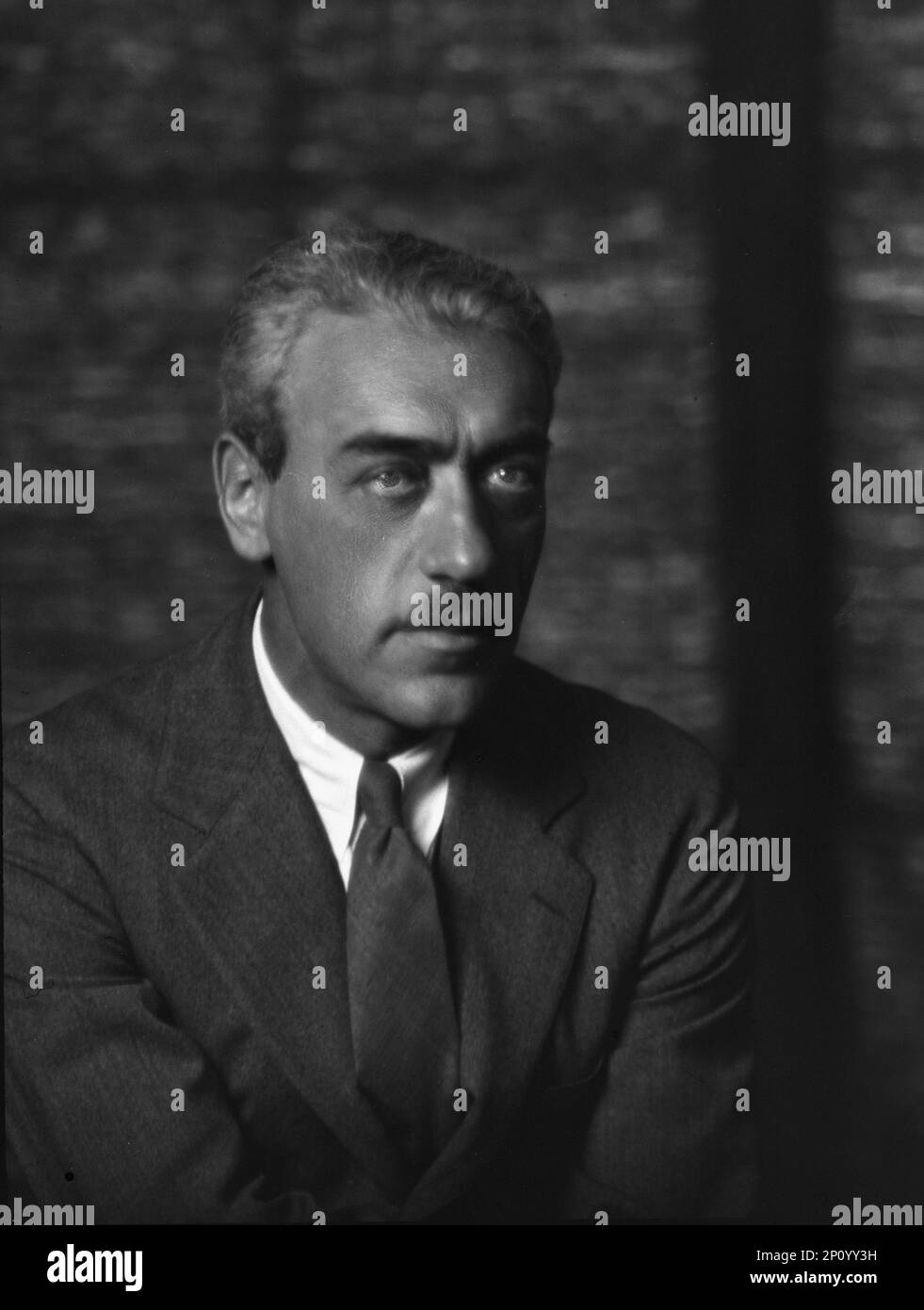 Stiller, Mauritz, Mr., portrait photograph, 1927 Stock Photo Alamy