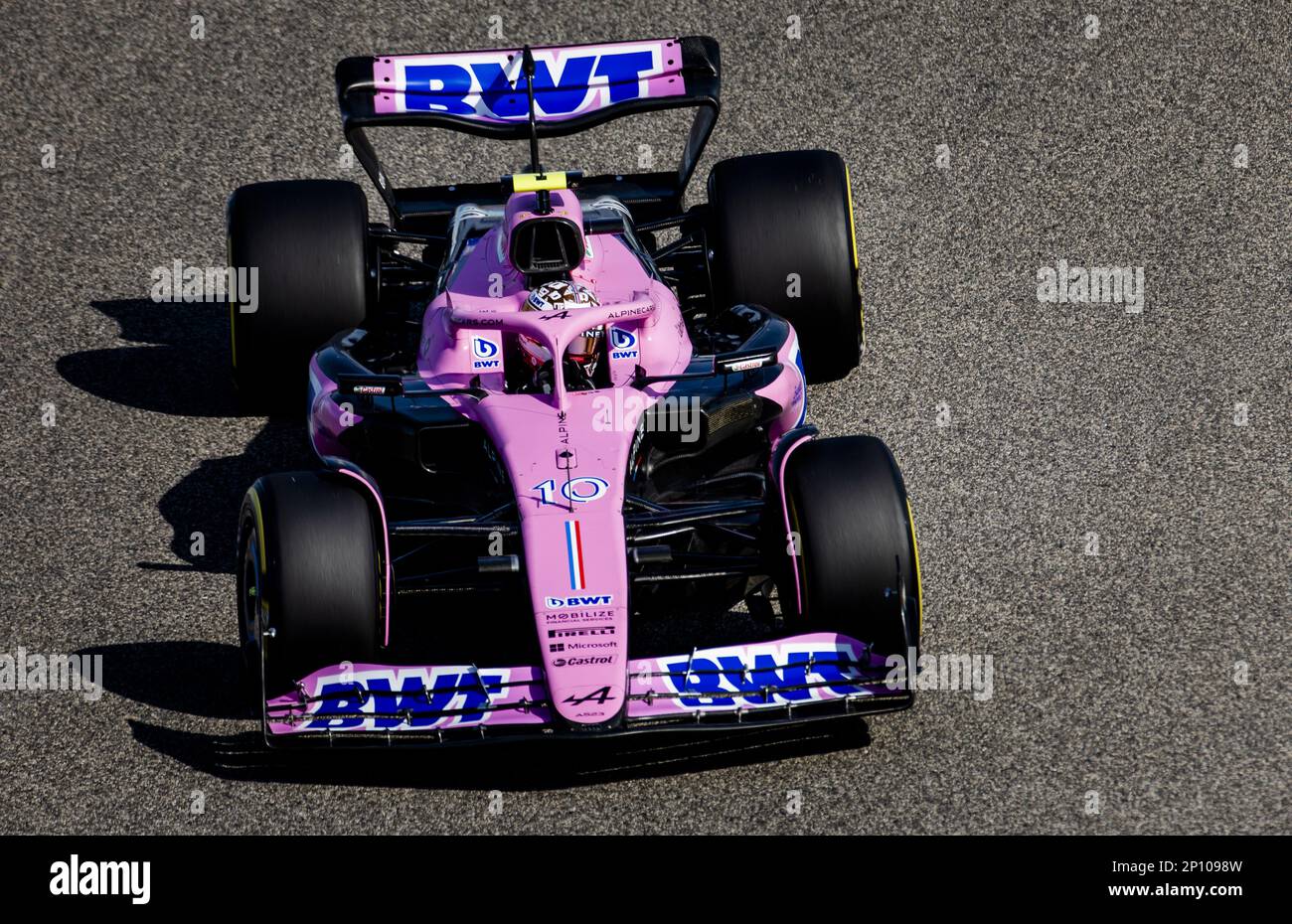 BAHRAIN Pierre Gasly (Alpine) during the first free practice session