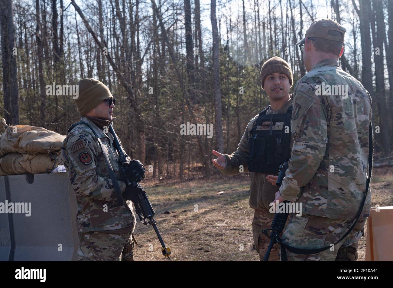 U.S. Air Force Staff Sergeant Dvon Cordero, a 421st combat training ...